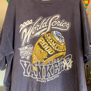 2000 Yankees Puma Championship Shirt